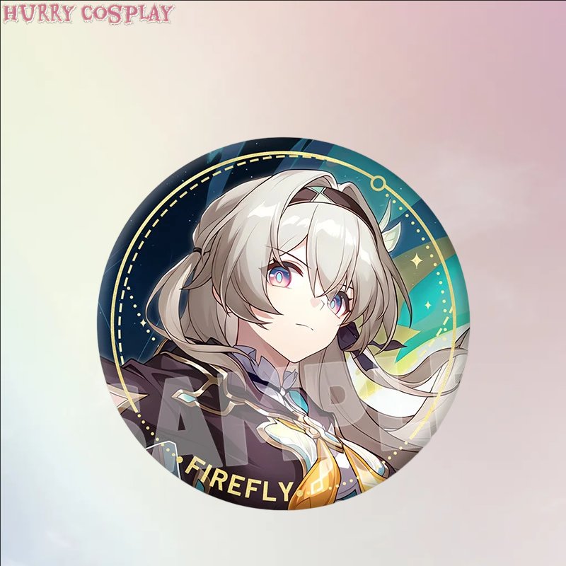 Honkai: Star Rail,Badge,Honkai Star Rail Character Badges 75mm Part 1